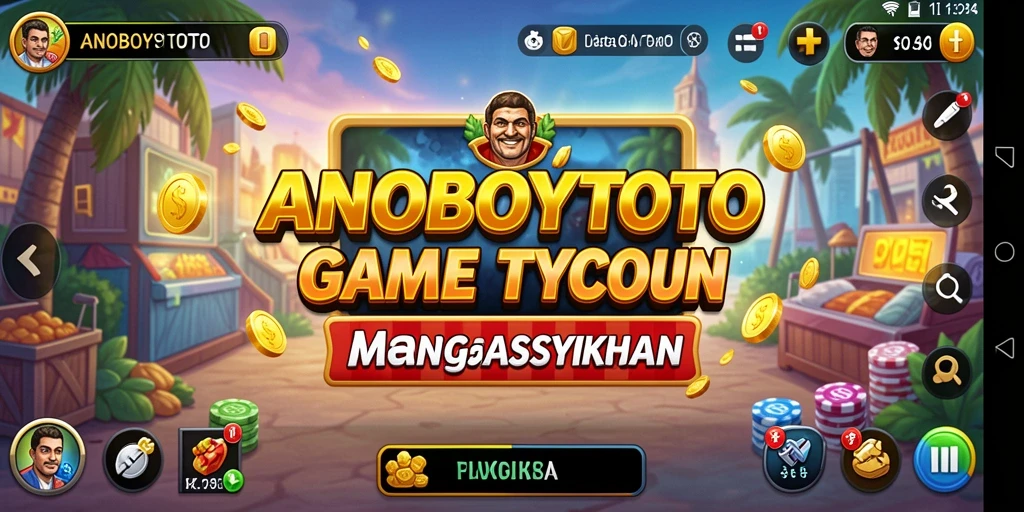 Tampilan gameplay seru di ANOBOYTOTO dengan elemen Tycoon yang mengasyikkan.