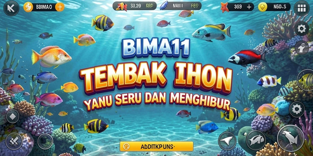 Screenshot gameplay yang menampilkan aksi Tembak Ikan yang mendebarkan.