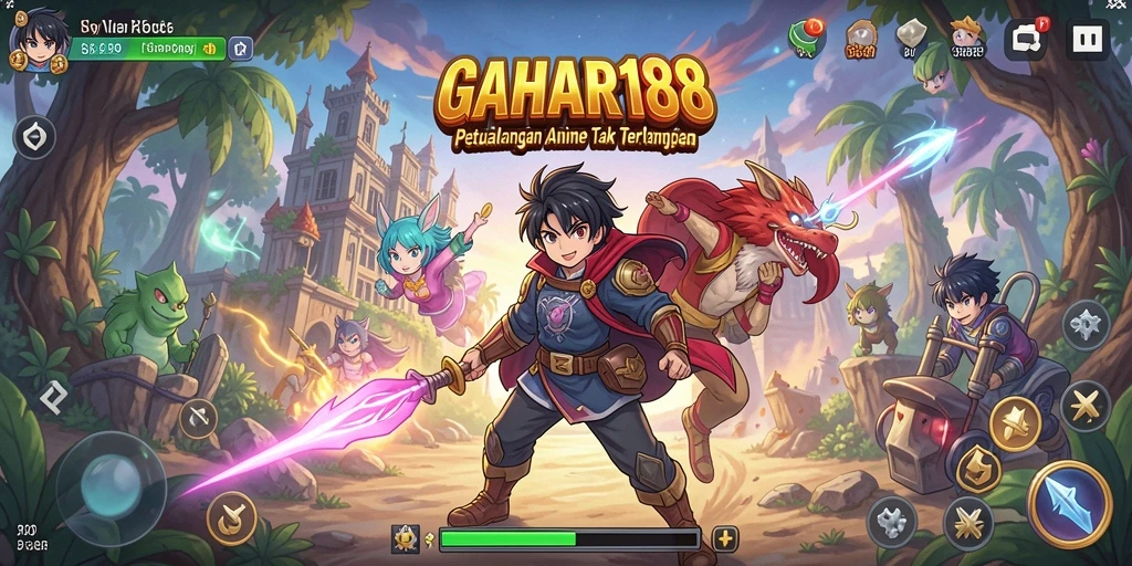 Tangkapan layar gameplay <strong>GAHAR188</strong> yang menampilkan aksi seru dan karakter ikonik.
