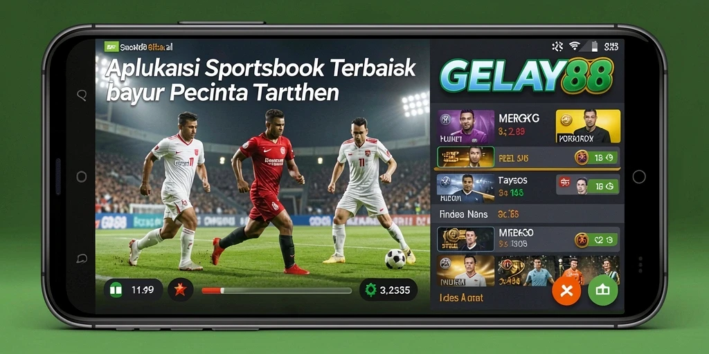 Tampilan menarik dari aplikasi taruhan <strong>GELAY88</strong> yang siap memberikan pengalaman seru.