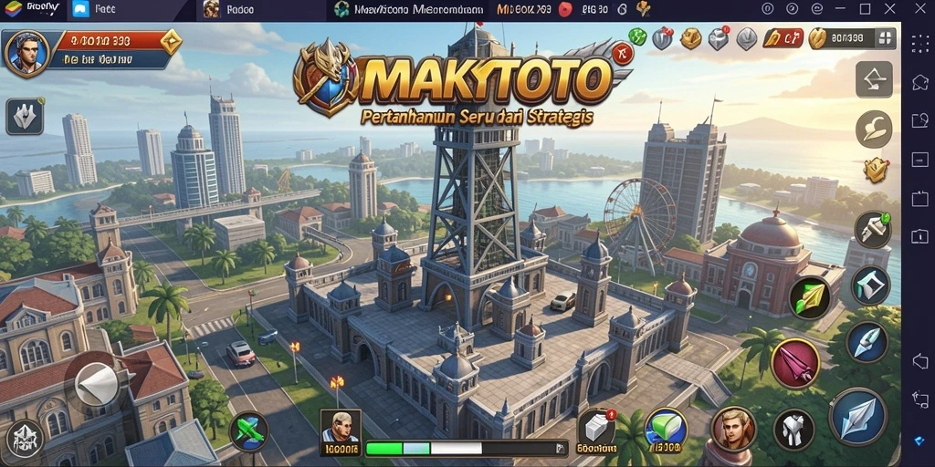 Gameplay MAKTOTO yang seru dan menantang dalam Tower Defense.