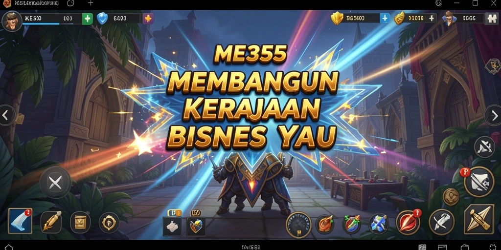 Tampilan gameplay ME355 yang menegangkan dan penuh strategi Tycoon.